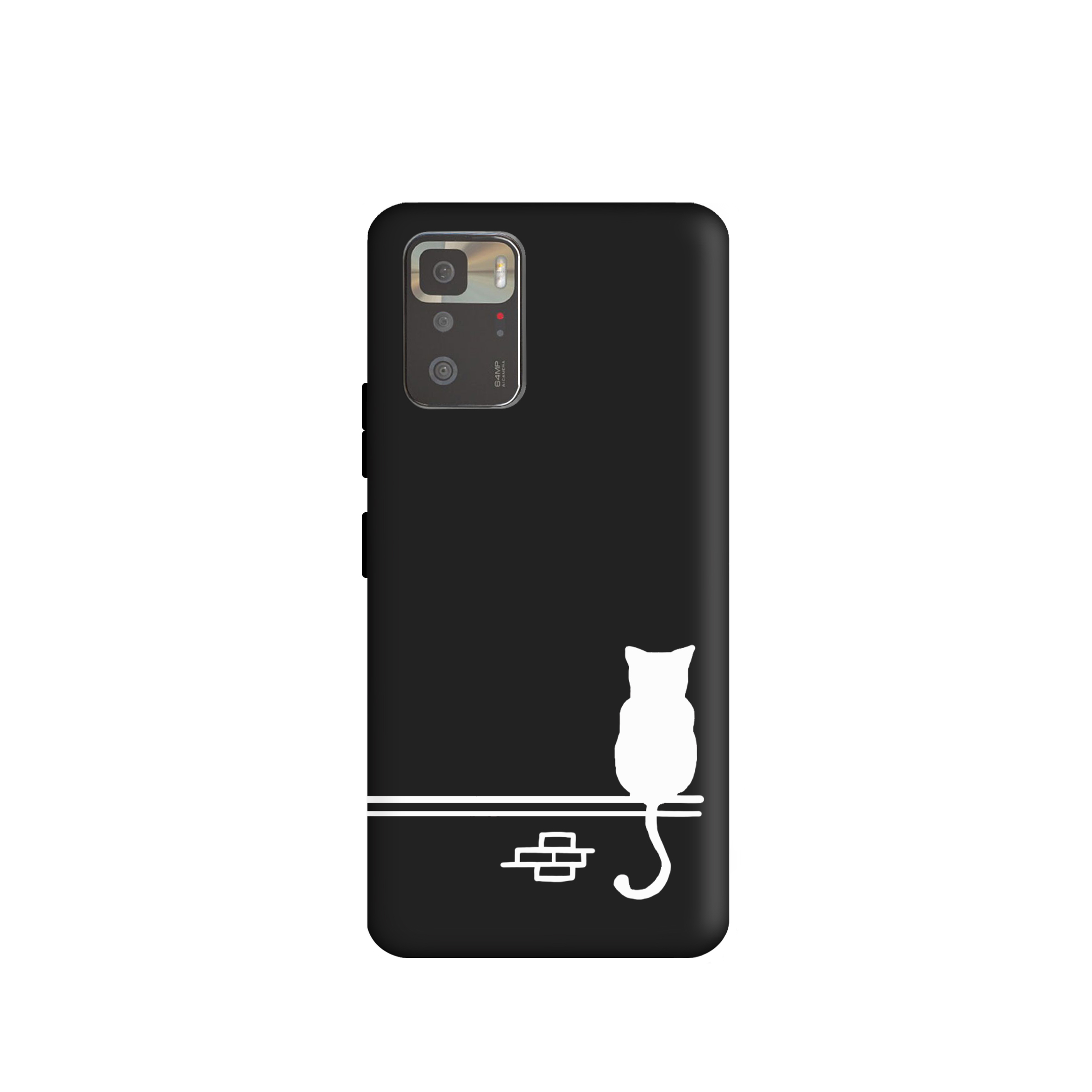 کاور طرح  گربه مینیمال  کد y8276 مناسب برای گوشی موبایل شیائومی  Poco x3 GT