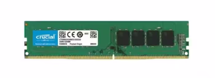 رم کامپیوتر RAM 32GB 3200 CRUCIAL - دوسو آی تی
