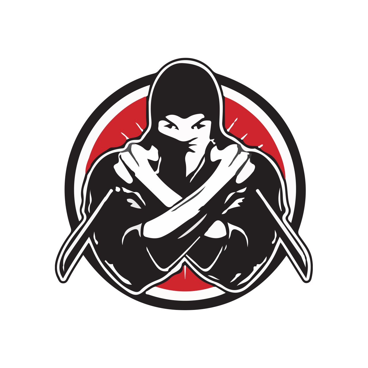 استیکر خودرو طرح نینجا کد 1818