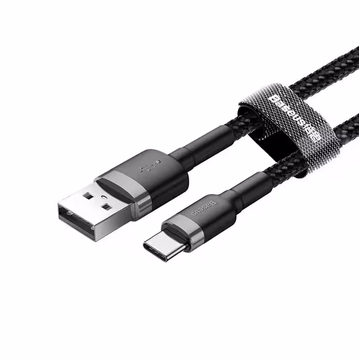 کابل تبدیل USB به Type-C باسئوس مدل CATKLF-B09 طول 1 متر - مشکی