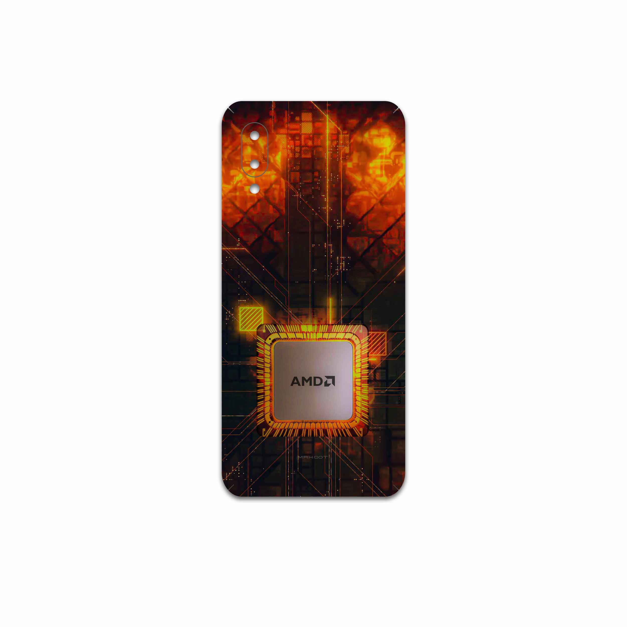برچسب پوششی ماهوت مدل AMD-Brand مناسب برای گوشی موبایل سامسونگ Galaxy M02
