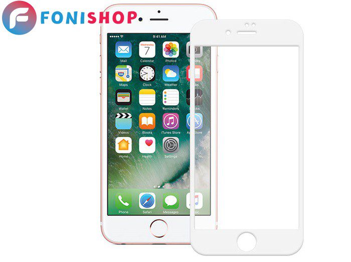 گلس محافظ صفحه نمایش فول تمام صفحه آیفون 7 پلاس iPhone 7 plus