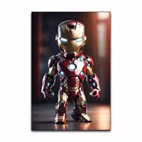 تابلو شاسی گوفی مدل مرد آهنی کد Iron Man FIG88 | دنیای قاب