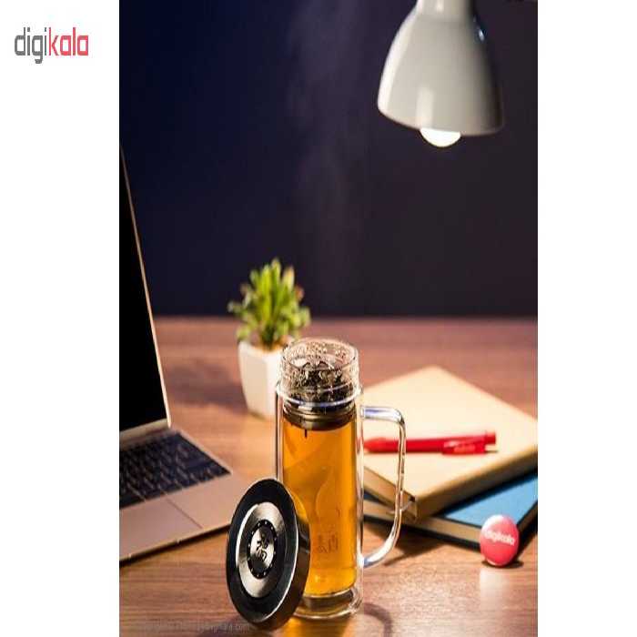 لیوان دمنوش ساز مدل SHUI JING ظرفیت 325 میلی لیتر