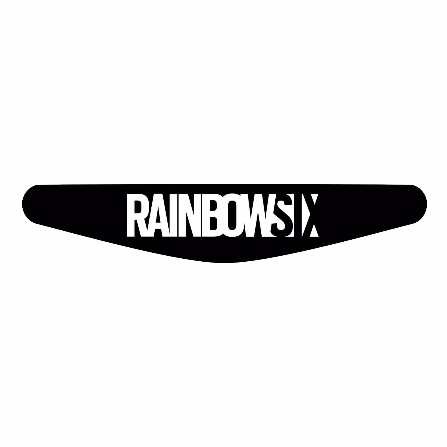 برچسب لایت بار دسته پلی استیشن 4 ونسونی طرح Rainbow Six Logo