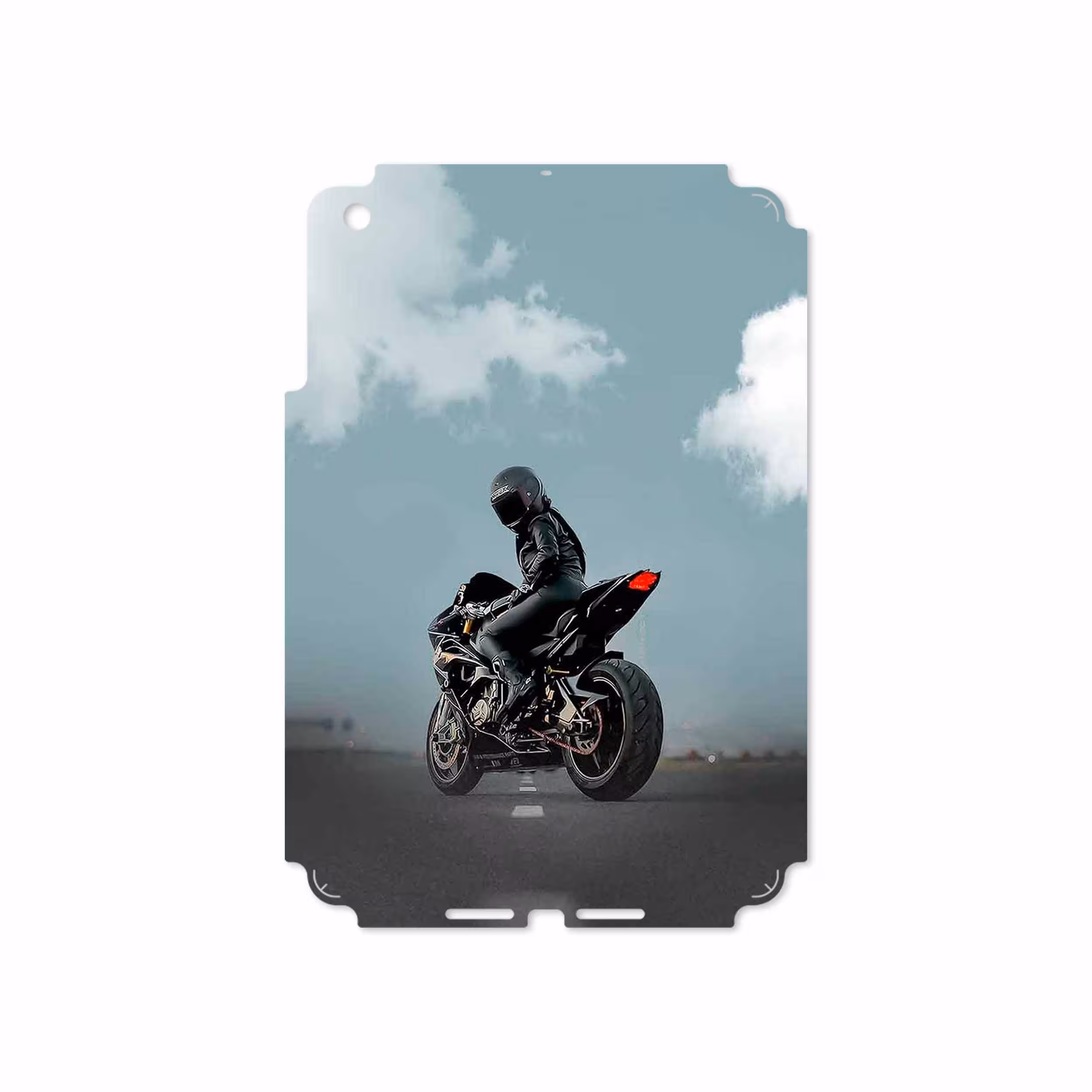 برچسب پوششی ماهوت مدل Motorcycling مناسب برای تبلت اپل iPad mini 2012 A1455
