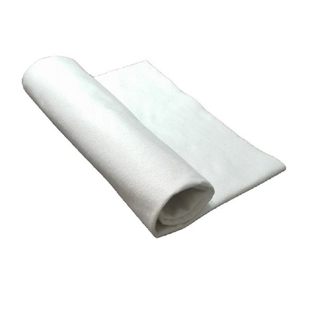پشم شیشه ی کوبیده متری گرماژ 100 (فشرده فیلتری)(ابعاد 1 در 2 متر) (ضخامت 3 میلی متر)
