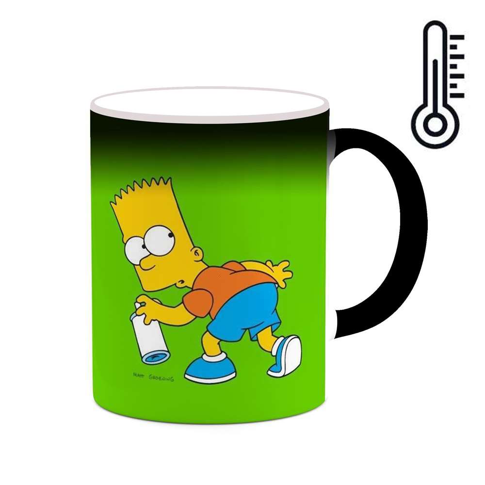 ماگ حرارتی کاکتی طرح کارتون سیمپسون مدل mgh23790