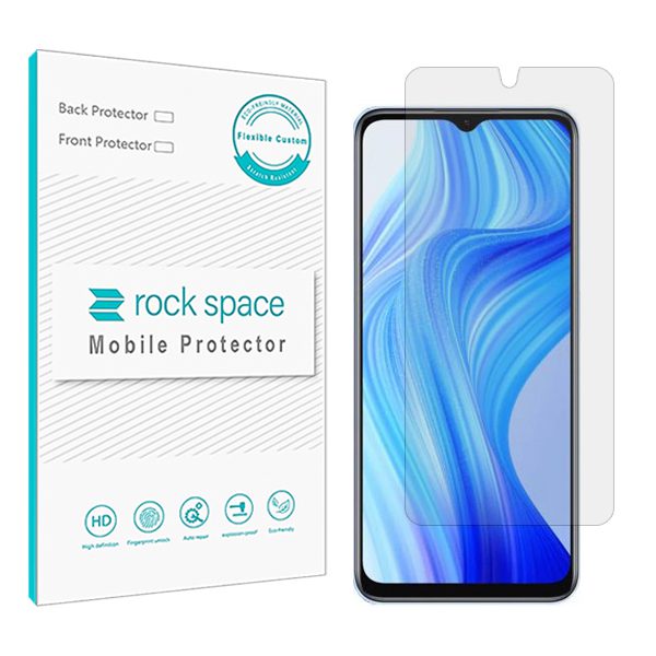 گلس ریلمی 10T مدل نانو هیدروژل شفاف برند راک اسپیس کد S