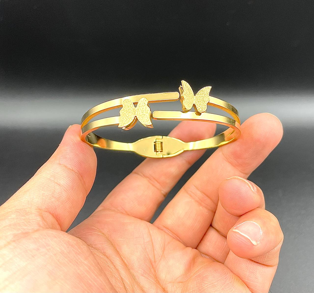 دستبند النگویی استیل