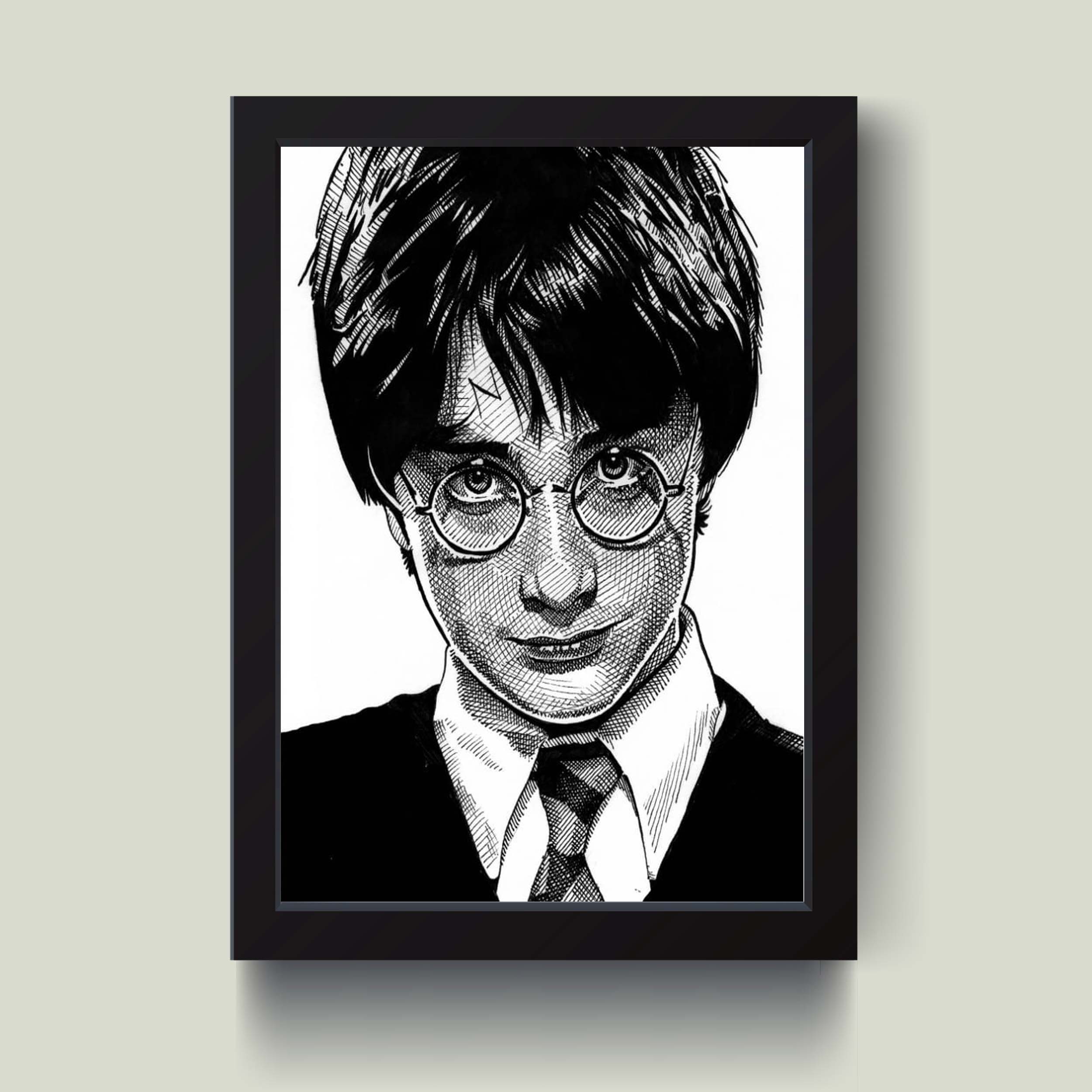 تابلو مدل هری پاتر Harry Potter کدm2407-b