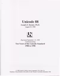 خرید و دانلود نسخه کامل کتاب Unicode 88