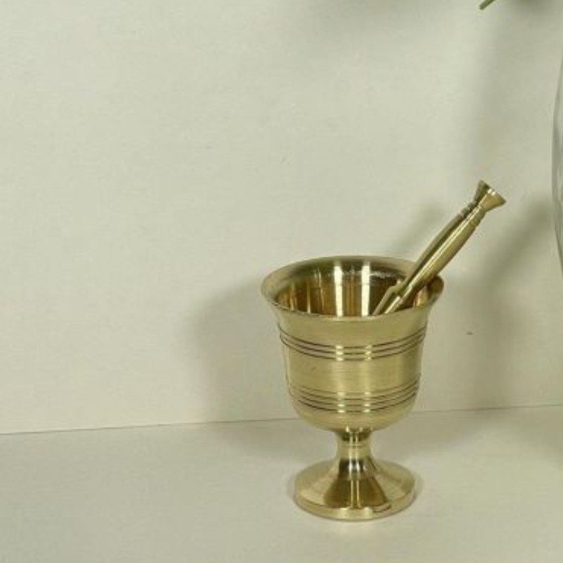 هاون پایه دار برنجی سایز بزرگ ارسال رایگان