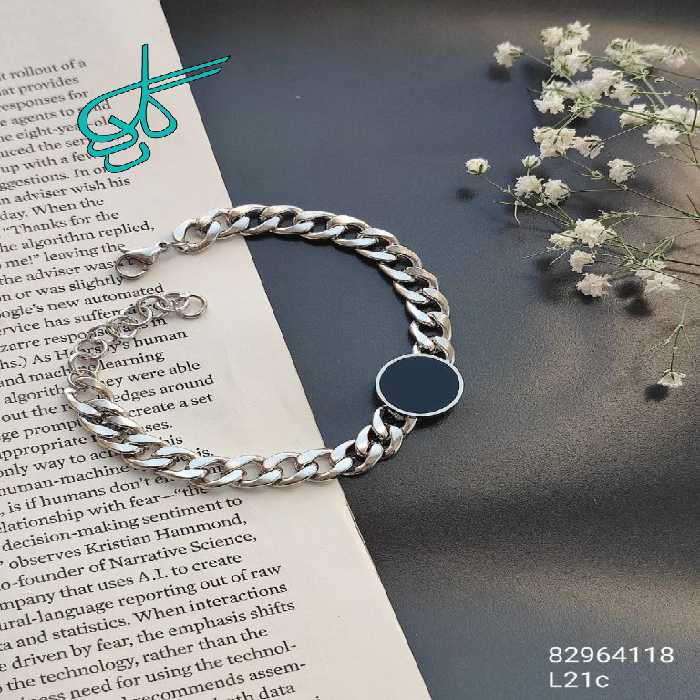 خرید دستبند استیل رنگ ثابت کیفیت عالی کد 1216781 - ردگل