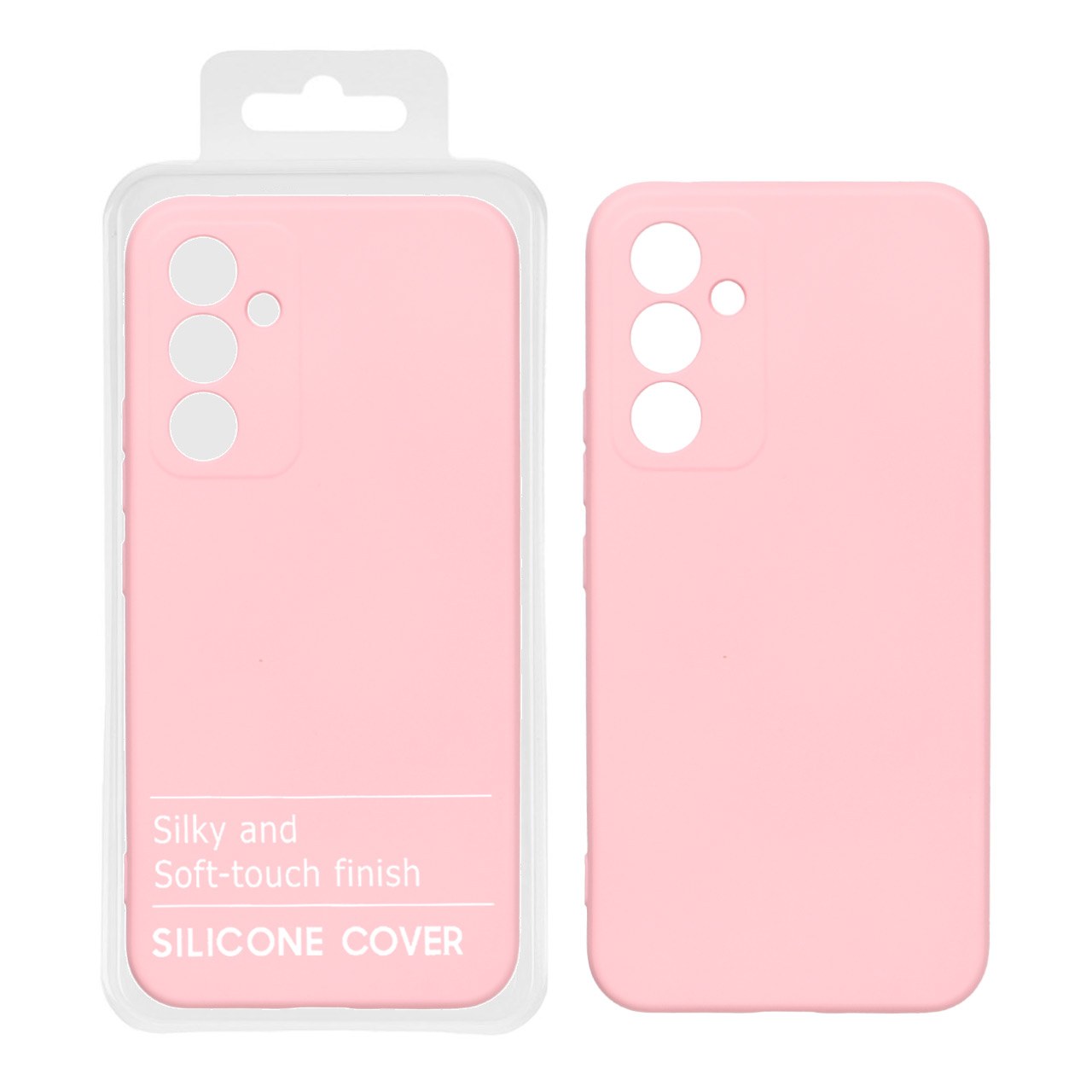 قاب سیلیکونی High Copy مدل A54 رنگ صورتی پک دار