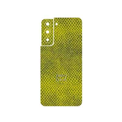 برچسب پوششی ماهوت مدل Yellow Snake Skin مناسب برای گوشی موبایل سامسونگ Galaxy S21 FE 5G