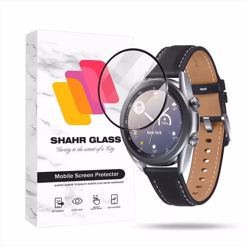 محافظ صفحه نمایش شهر گلس مدل PMMWSH مناسب برای ساعت هوشمند سامسونگ Galaxy Watch 3 45mm / Galaxy Watch 3 SM-R840 45 mm | کالا برتری