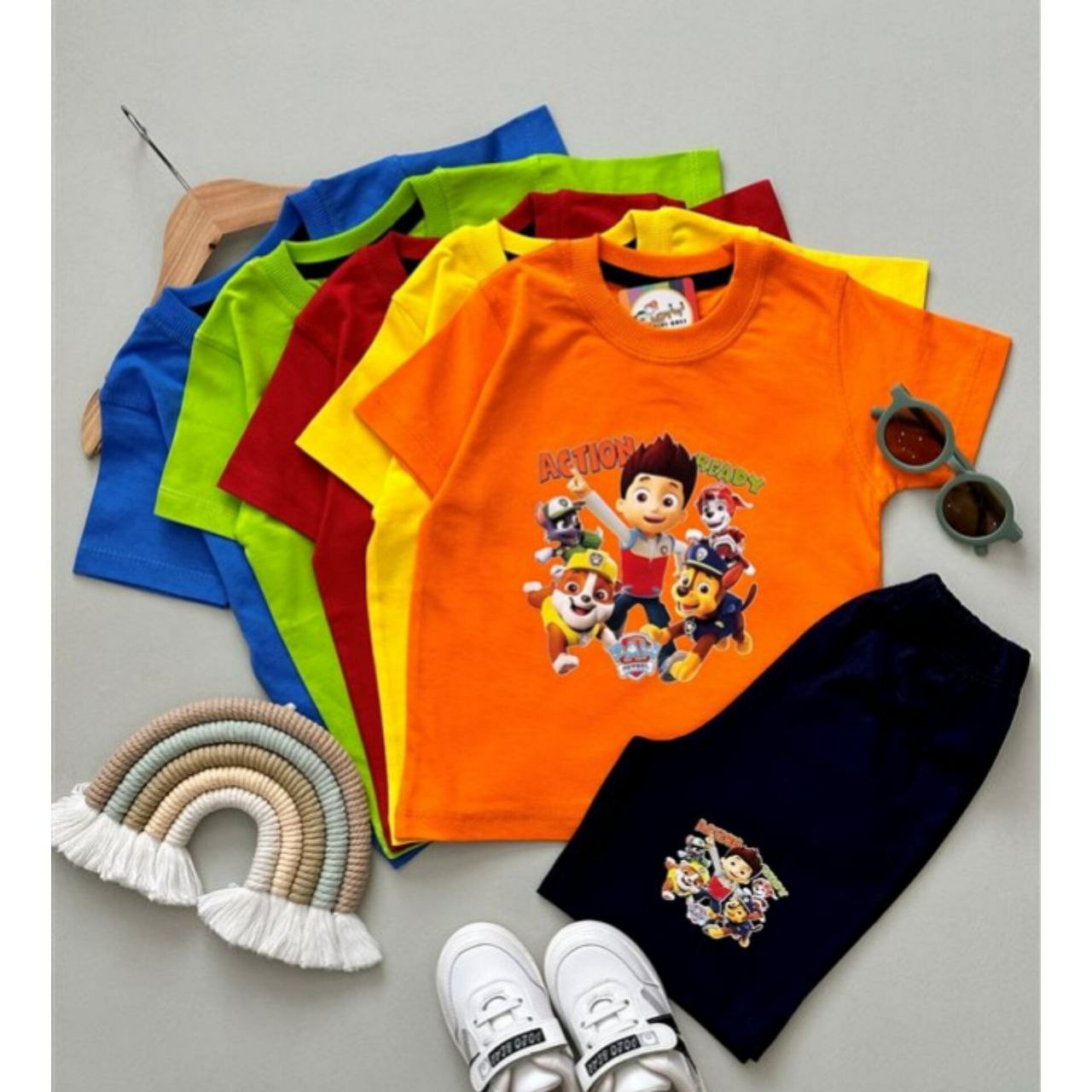 تیشرت  وشلوارک پسرانه سگ نگهبان