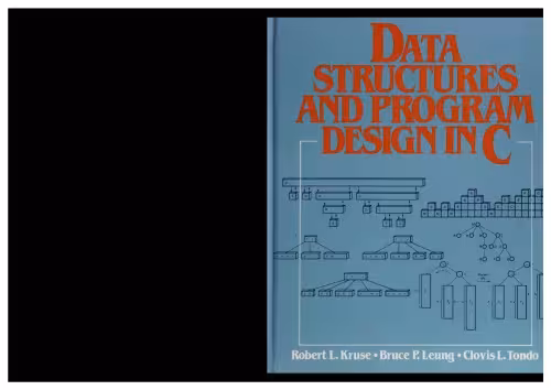خرید و دانلود نسخه کامل کتاب Data Structures and Program Design in C