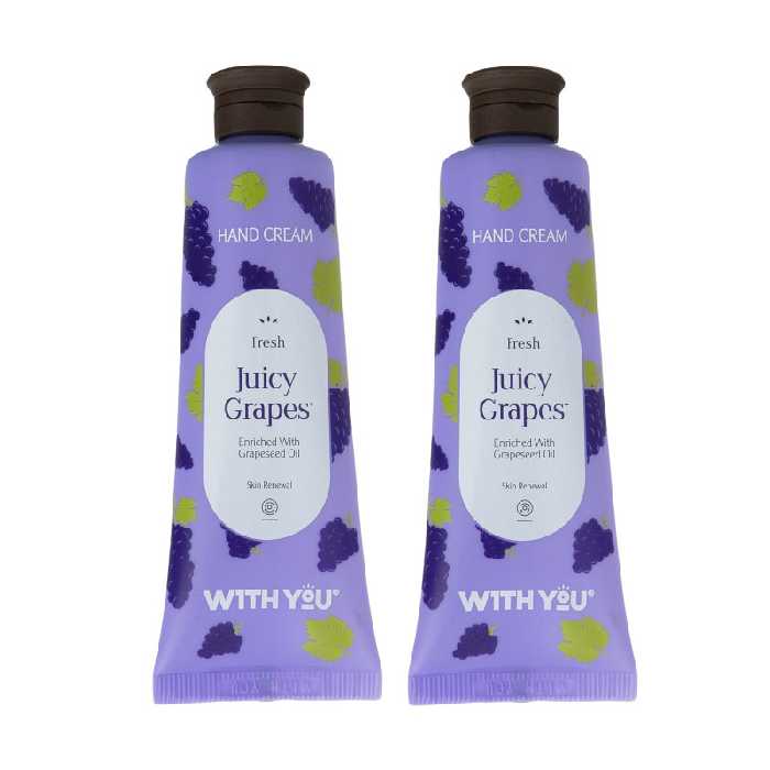 کرم مرطوب کننده ویت یو مدل انگور حجم 50 میلی لیتر مجموعه دو عددی 