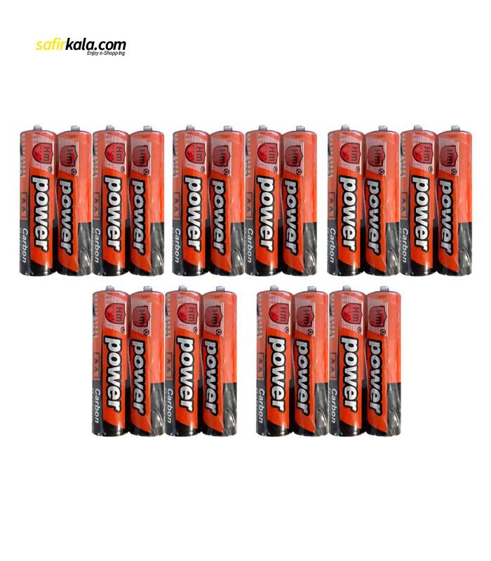 باتری قلمی مدل AA بسته 20 عددی