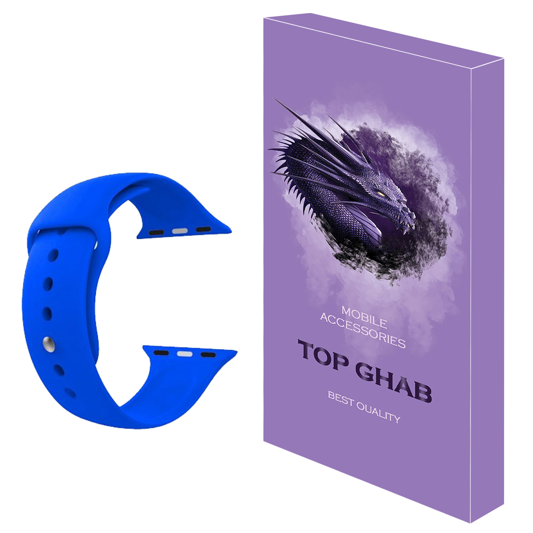 بند تاپ قاب مدل A-silicon مناسب برای اپل واچ 42 / 44 میلی متری