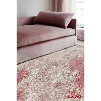 فرش ماشینی  ساوین کد 1514صورتی