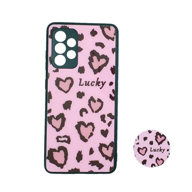 کاور مدل LUCKY کد 08 مناسب برای گوشی موبایل سامسونگ GALAXY A23/A13 4G به همراه پایه نگهدارنده