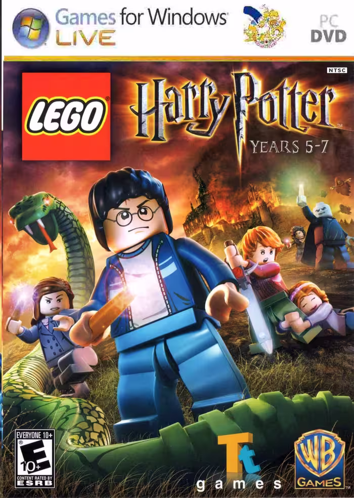 بازی کامپیوتر lego harry potter 5 to 7