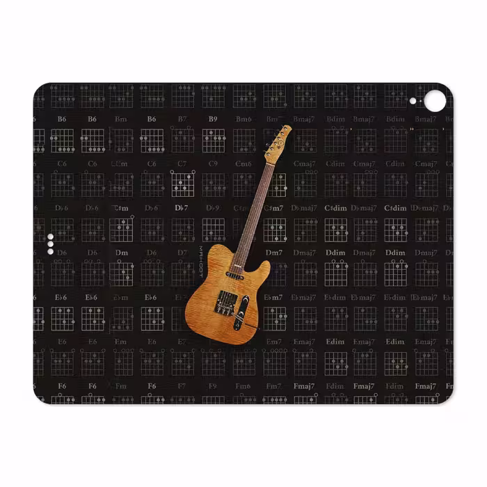 برچسب پوششی ماهوت مدل Guitar-Instrument مناسب برای تبلت اپل iPad Pro 12.9 (GEN 3) 2018 A1895