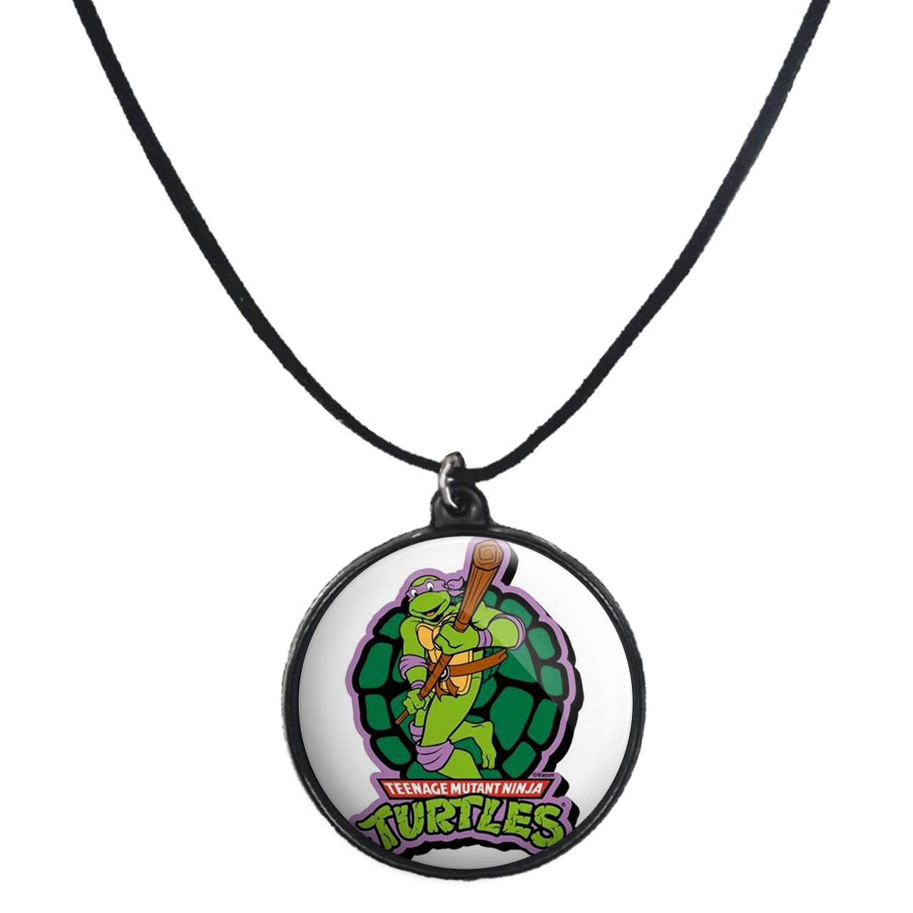 گردنبند پرمانه طرح لاکپشت‌های نینجا کد pmb.9982 مدل دو طرفه