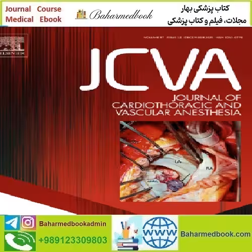 Journal of Cardiothoracic and Vascular Anesthesia Volume 37 Issu