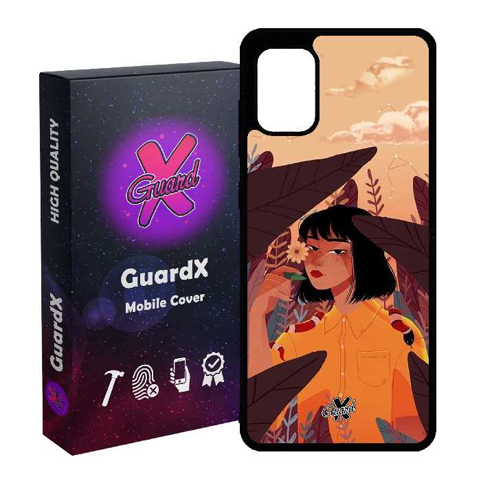 کاور گارد ایکس طرح Girl مدل Glass10327 مناسب برای گوشی موبایل سامسونگ Galaxy A51