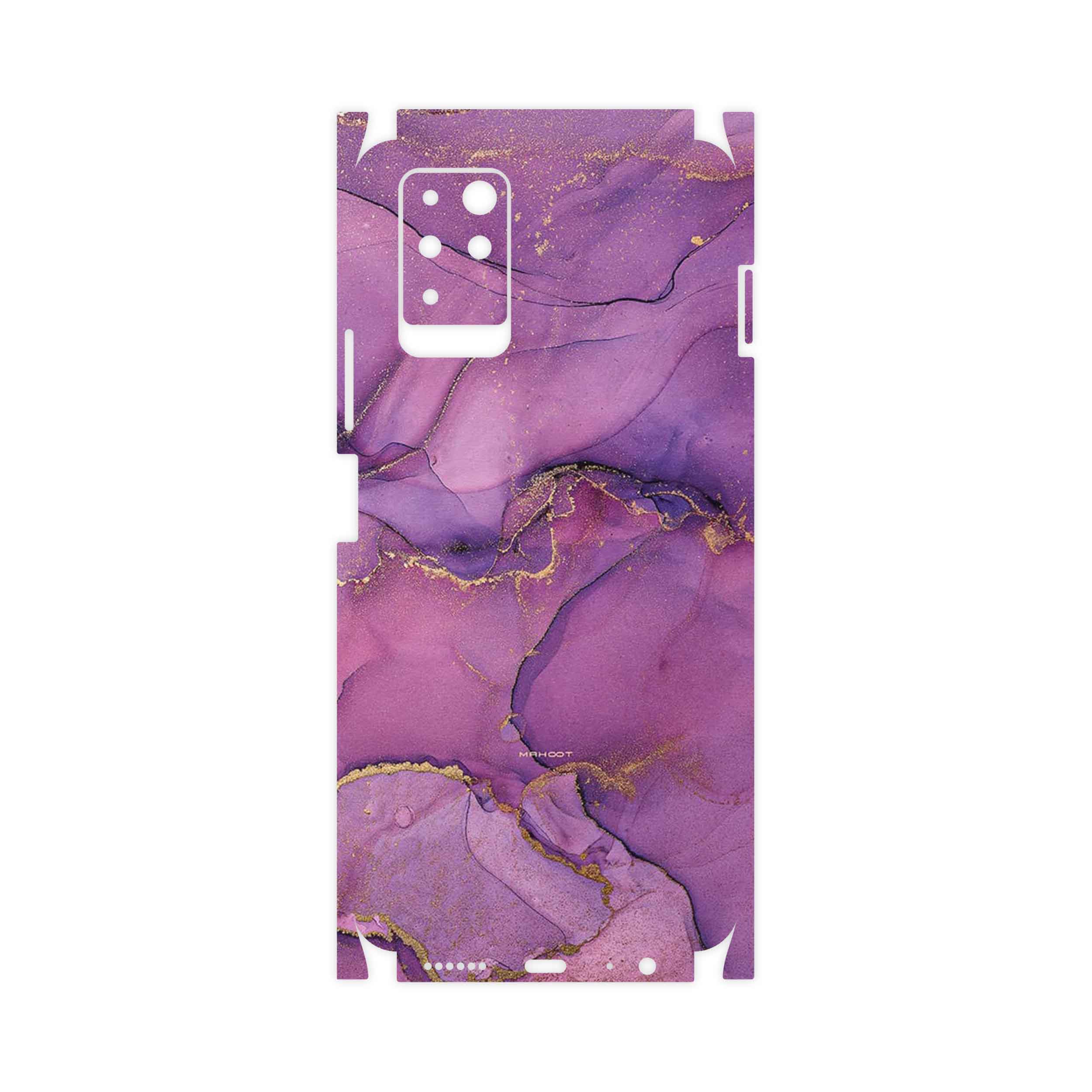 برچسب پوششی ماهوت مدل Purple Marble-FullSkin مناسب برای گوشی موبایل اینفینیکس Note 10