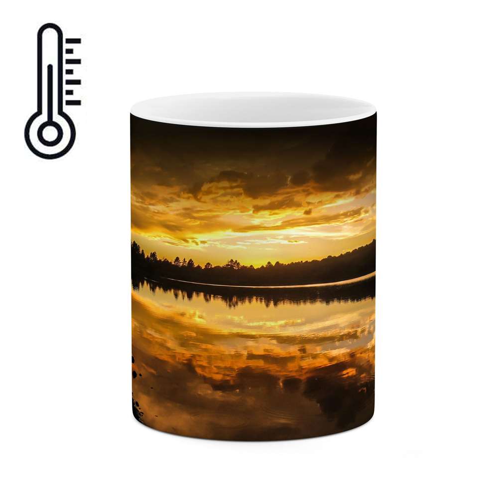 ماگ حرارتی طرح منظره زیبا  مدل mgph13614