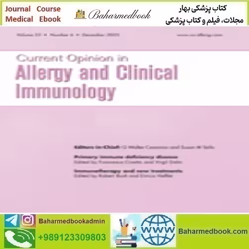 Current Opinion in Allergy &amp; Clinical Immunology Volume 23 1