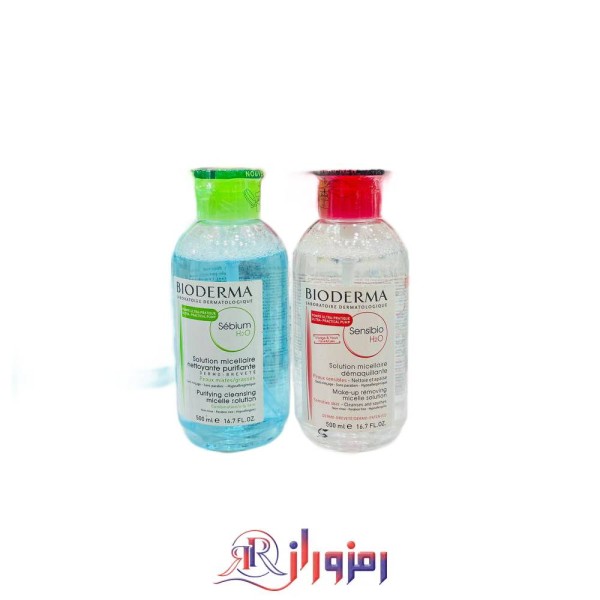 میسلار سنسیبایو پمپی بایودرما حجم 500 میل