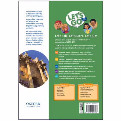کتاب Lets Go 4 5th اثر جمعی از نویسندگان انتشارات هدف نوین