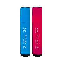 ماژیک علامت گذار مدل A plus سه گوش بسته 2 عددی