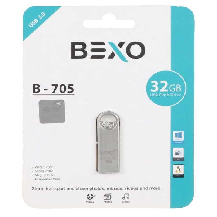 فلش مموری بکسو مدل B-705 USB 3.0 ظرفیت 32 گیگابایت