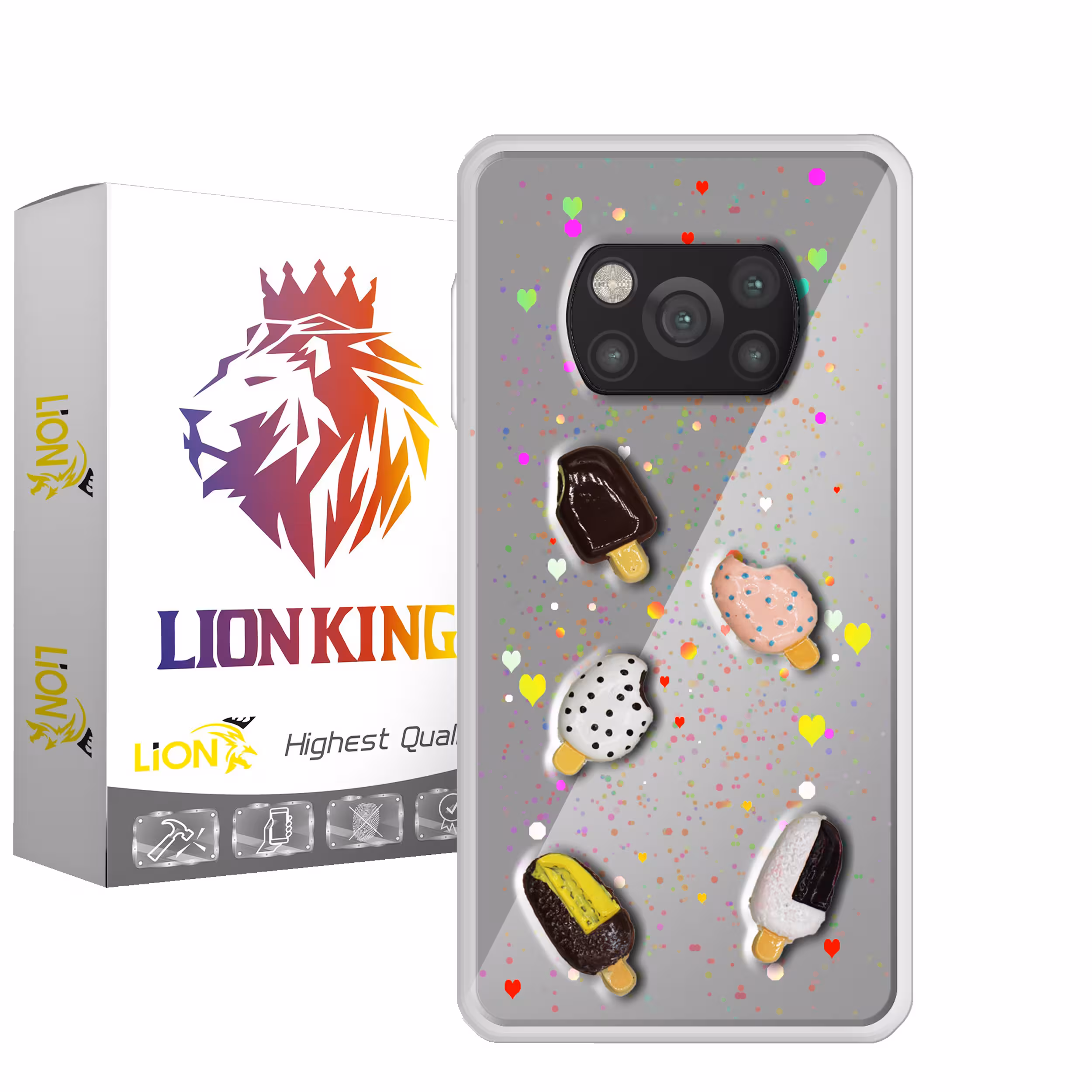 کاور لاین کینگ مدلicecrime مناسب برای گوشی موبایل شیایومی Poco X3 Poco X3 Pro