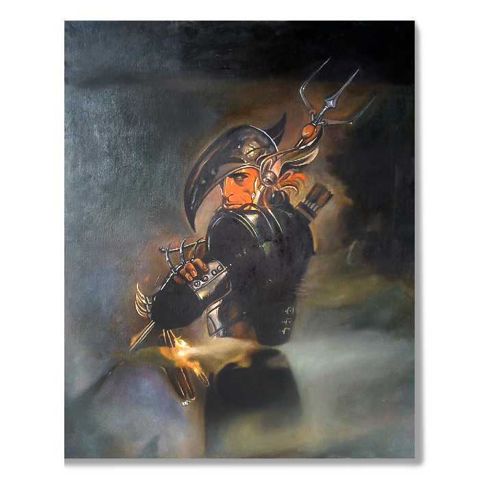 تابلو نقاشی رنگ روغن مدل کلاسیک کد 01