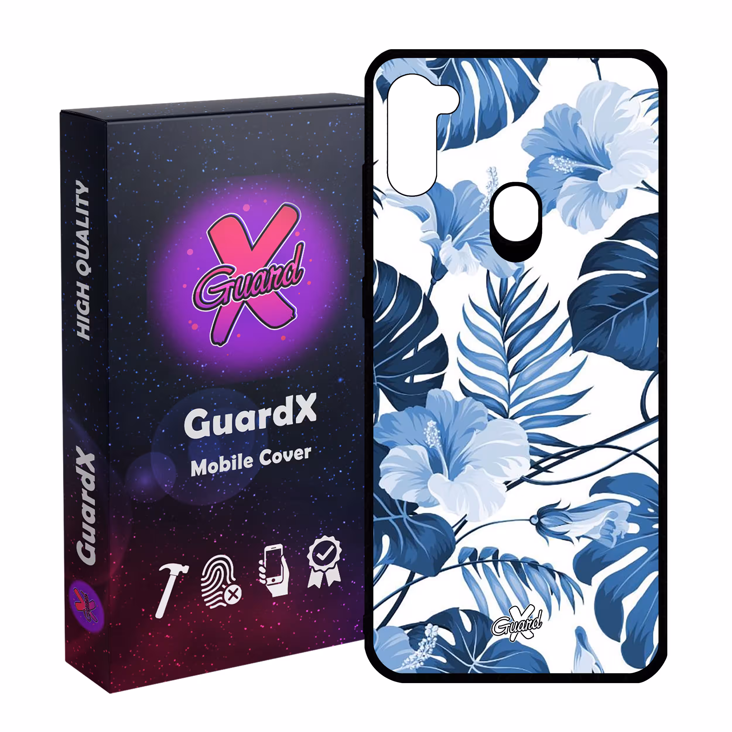 کاور گارد ایکس طرح Flower مدل Glass50354 مناسب برای گوشی موبایل سامسونگ Galaxy A11 / M11