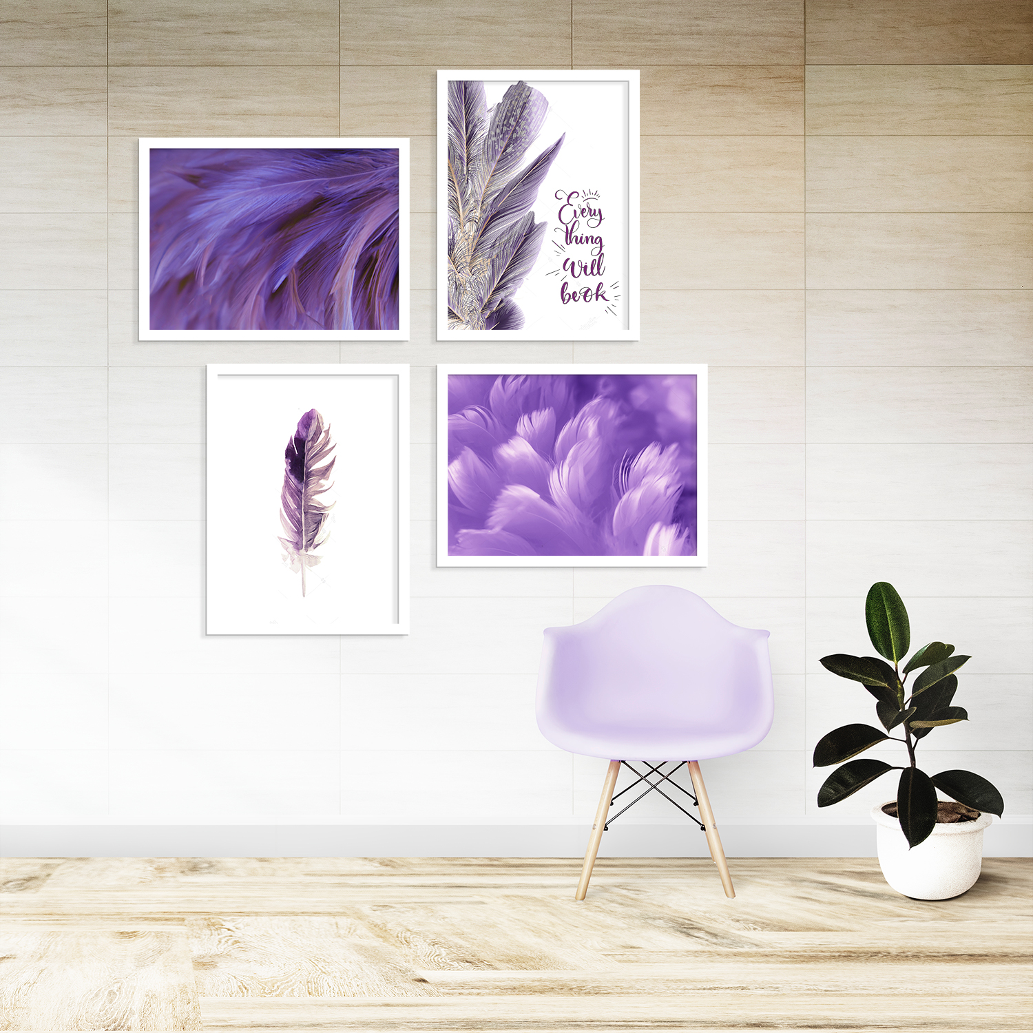 تابلو مدل Maha-VP409 مجموعه 4 عددی