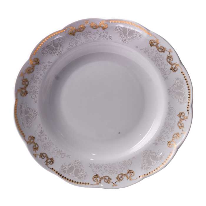 بشقاب خورش خوری مقصود مدل داتیس کد 23 بسته 6 عددی 