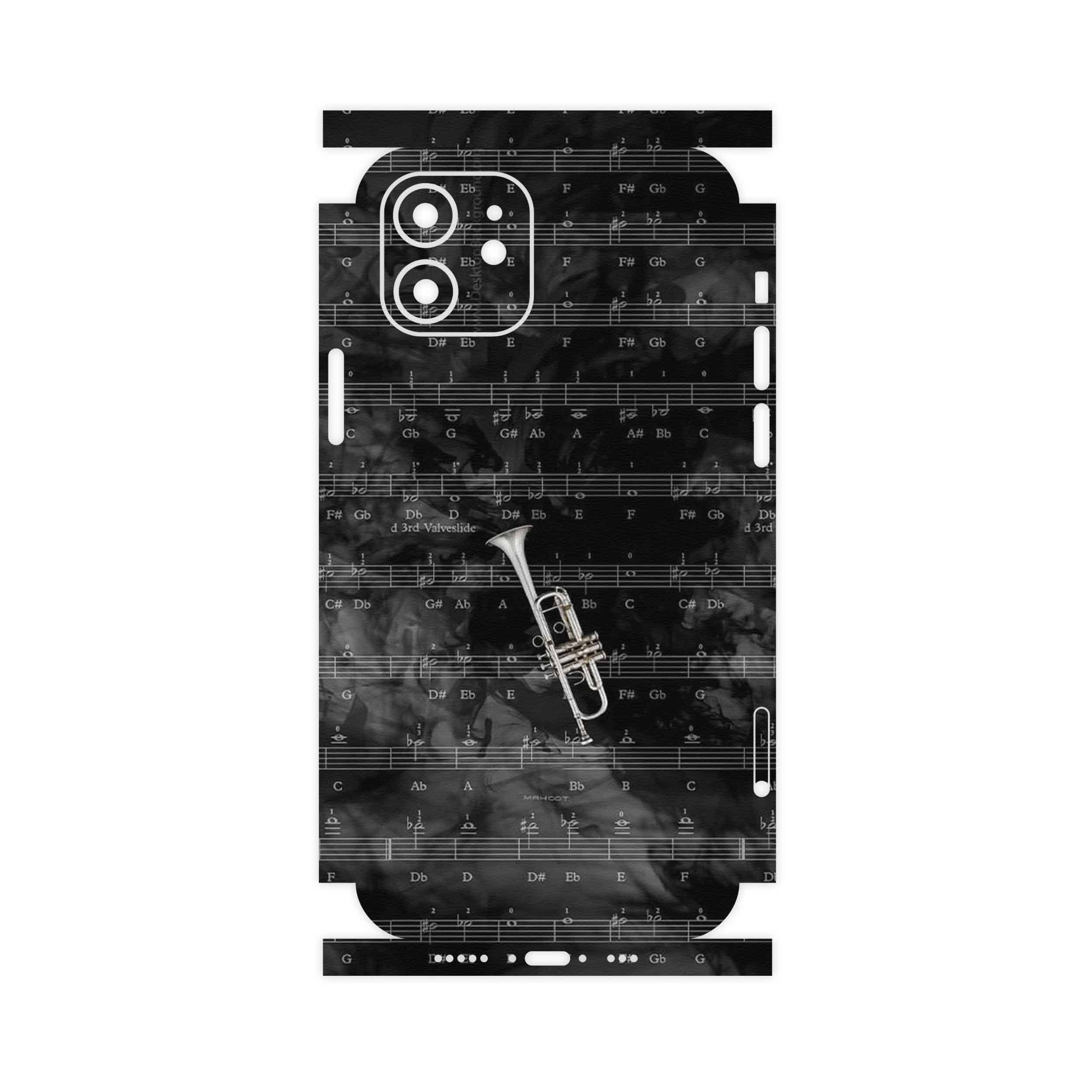 برچسب پوششی ماهوت مدل Trumpet-FullSkin مناسب برای گوشی موبایل اپل iPhone 12