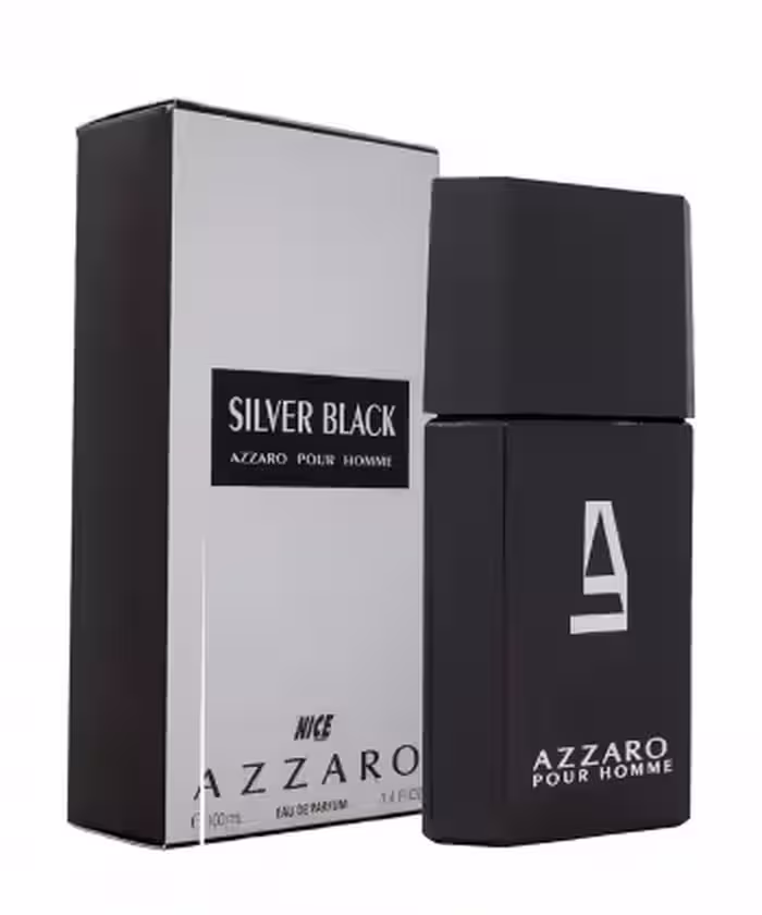 ادو پرفیوم مردانه نایس پاپت مدل Azzaro Silver Black حجم 100 میلی لیتر