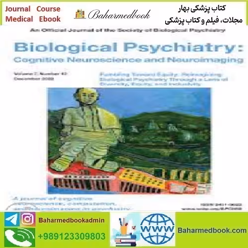 Biological Psychiatry Cognitive Neuroscience and Neuroimaging