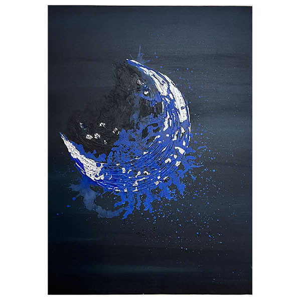 تابلو نقاشی مدل ماه | دنیای قاب