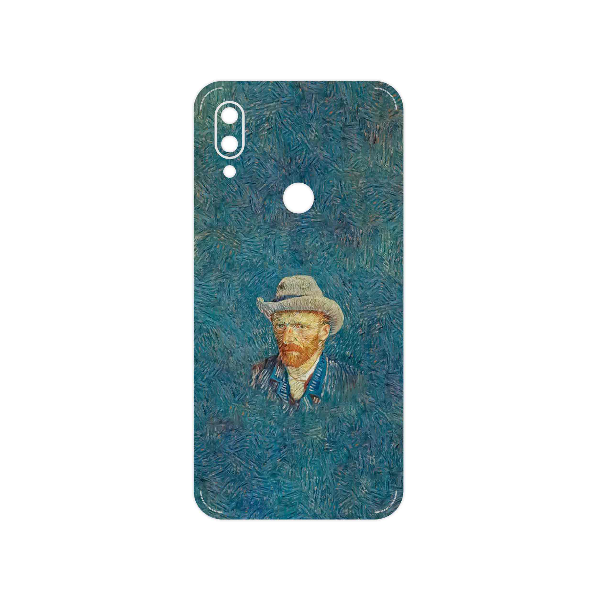 برچسب پوششی ماهوت مدل Self portrait with a gray felt hat مناسب برای گوشی موبایل شیائومی Redmi 7